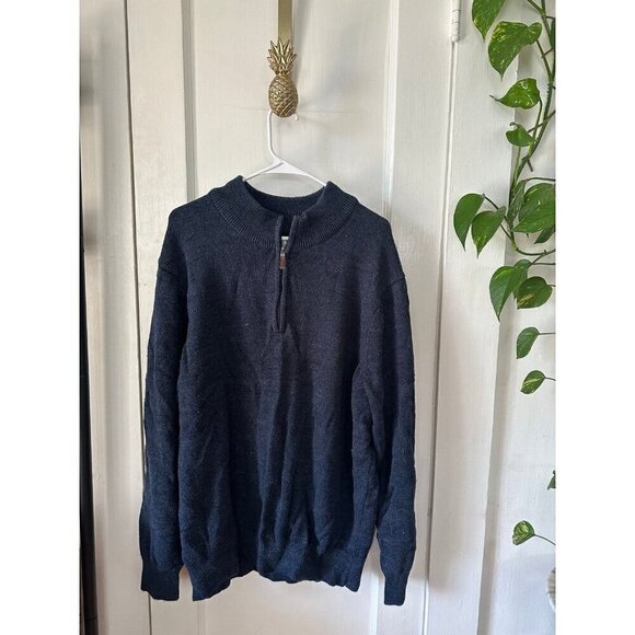 Oak Hill 1x-large tall Men’s quarter zip sweater - Picture 1 of 7